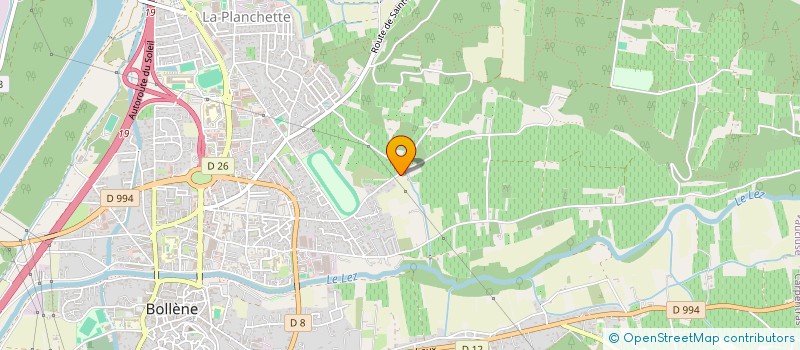 localisation de l'entreprise LE CLOS DES CIGALES à BOLLENE