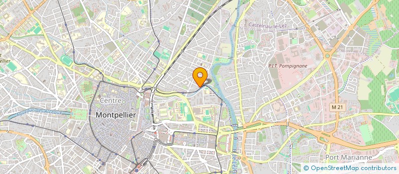 localisation de l'entreprise LE CLOS DES CLEOS  MONTPELLIER