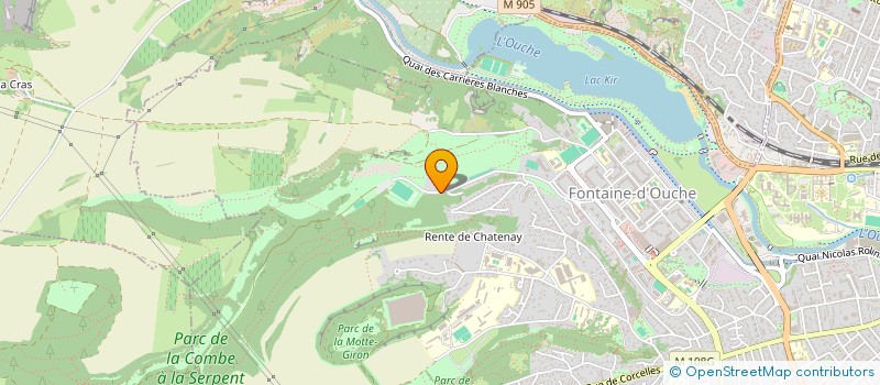 localisation de l'entreprise LE CLOS DES COQUETS à DIJON