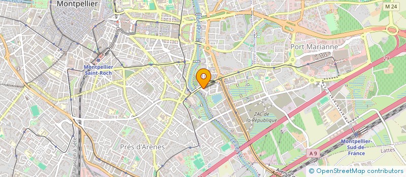 localisation de l'entreprise LE CLOS DES COURNON à MONTPELLIER