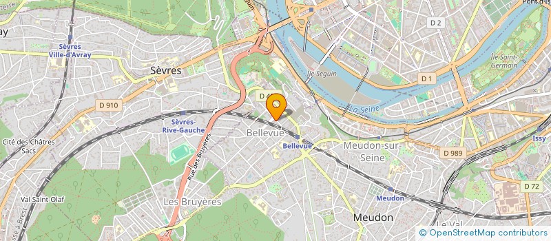 localisation de l'entreprise LE CLOS DES COUSINS  MEUDON
