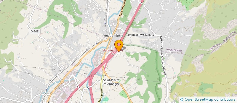 localisation de l'entreprise LE CLOS DES DELICES à AUBAGNE