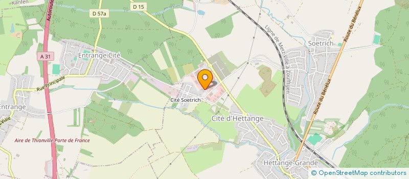 localisation de l'entreprise LE CLOS DES EPICEAS  HETTANGE-GRANDE