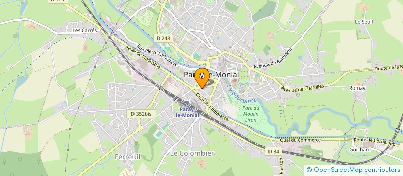 localisation de l'entreprise LE CLOS DES ETOILES  PARAY-LE-MONIAL