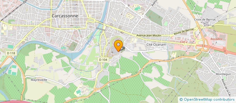 localisation de l'entreprise LE CLOS DES FEES à CARCASSONNE