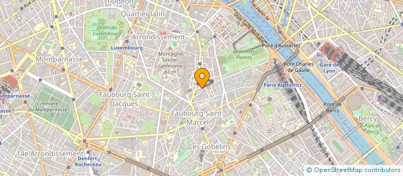 localisation de l'entreprise LE CLOS DES FEUILLANTS  PARIS