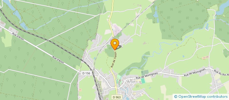 localisation de l'entreprise LE CLOS DES FORGES  ANOR