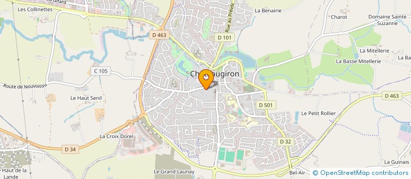 localisation de l'entreprise LE CLOS DES GATES  CHATEAUGIRON