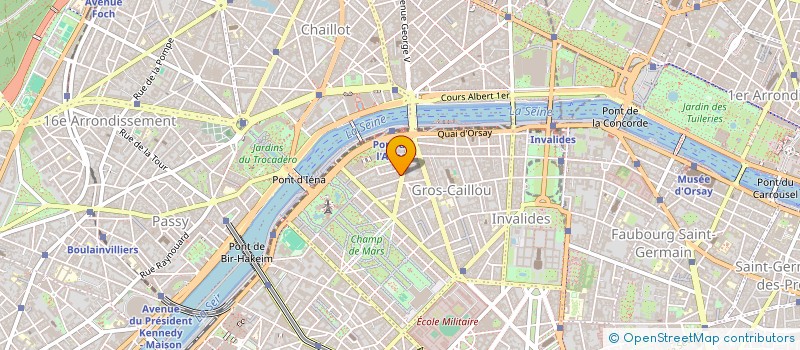 localisation de l'entreprise LE CLOS DES GOURMETS  PARIS