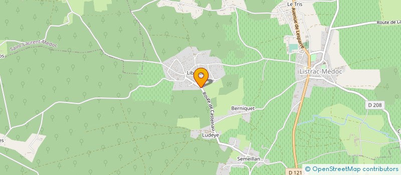 localisation de l'entreprise LE CLOS DES HAUTES GRAVES à LISTRAC-MEDOC