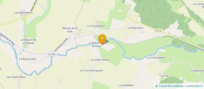 localisation de l'entreprise LE CLOS DES HIRONDELLES à COUR-MAUGIS SUR HUISNE