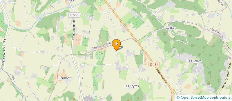 localisation de l'entreprise LE CLOS DES LAVANDES  MONTOISON