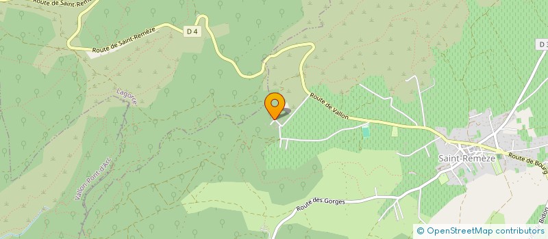 localisation de l'entreprise LE CLOS DES LAVANDES  SAINT-REMEZE