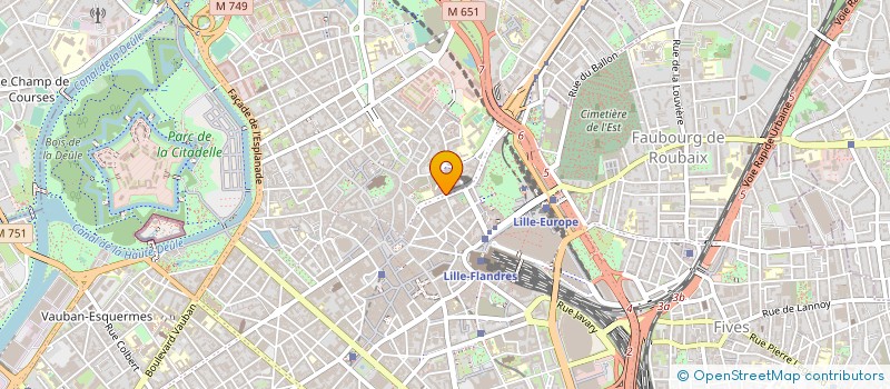 localisation de l'entreprise LE CLOS DES LOUPS à LILLE