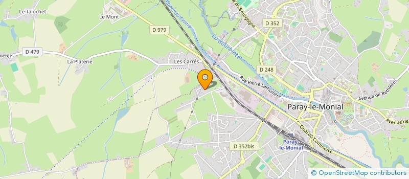 localisation de l'entreprise LE CLOS DES LUMIERES  PARAY-LE-MONIAL