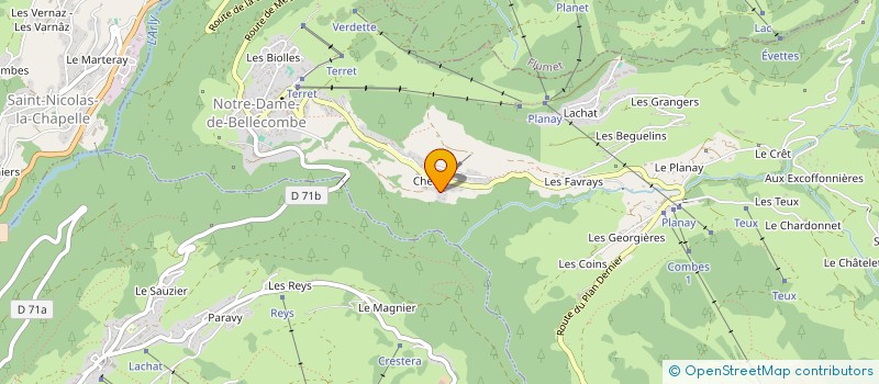 localisation de l'entreprise LE CLOS DES LYS  NOTRE-DAME-DE-BELLECOMBE