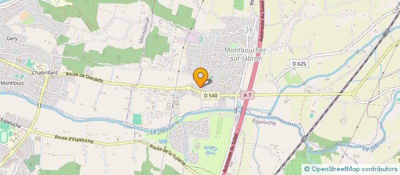 localisation de l'entreprise LE CLOS DES LYS  MONTBOUCHER-SUR-JABRON