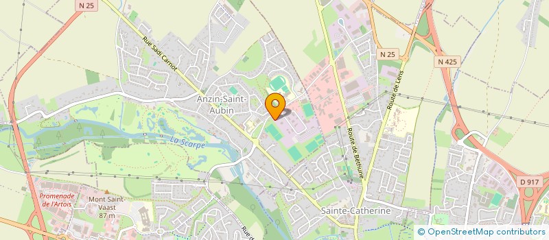 localisation de l'entreprise LE CLOS DES LYS  ANZIN-SAINT-AUBIN