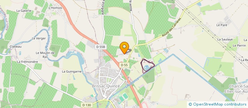 localisation de l'entreprise LE CLOS DES MAILLES à BRISSAC LOIRE AUBANCE