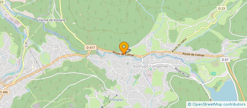 localisation de l'entreprise LE CLOS DES MARAICHERS à XONRUPT-LONGEMER