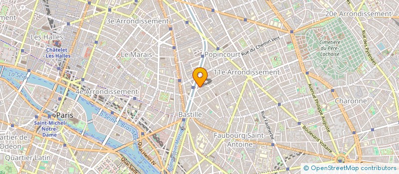 localisation de l'entreprise LE CLOS DES MARAICHERS à PARIS