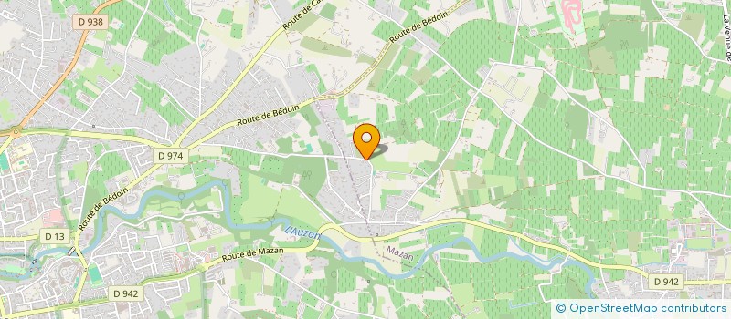 localisation de l'entreprise LE CLOS DES MESANGES  MAZAN