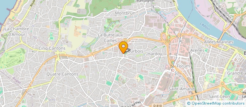 localisation de l'entreprise LE CLOS DES MESSANGES  ANGLET