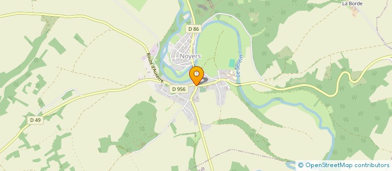 localisation de l'entreprise LE CLOS DES MILLE VIES à NOYERS