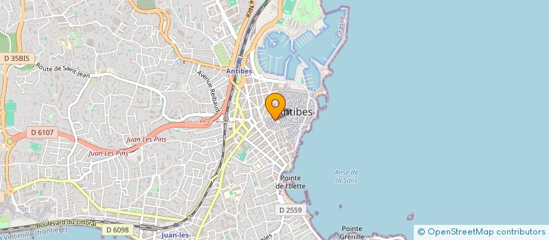 localisation de l'entreprise LE CLOS DES MOINES à ANTIBES