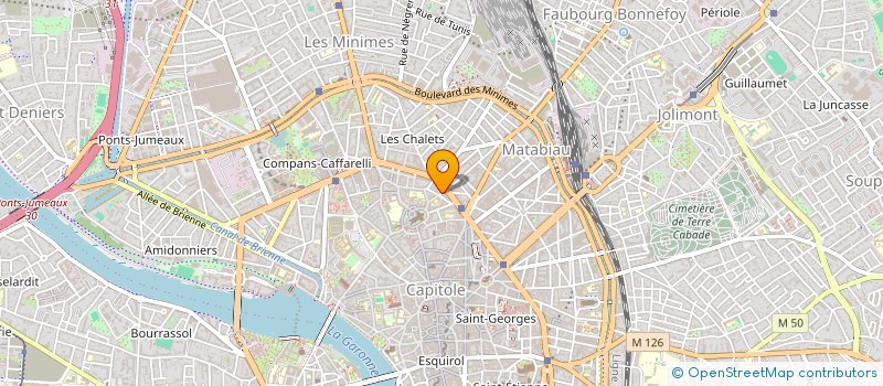 localisation de l'entreprise LE CLOS DES MOULINS à TOULOUSE