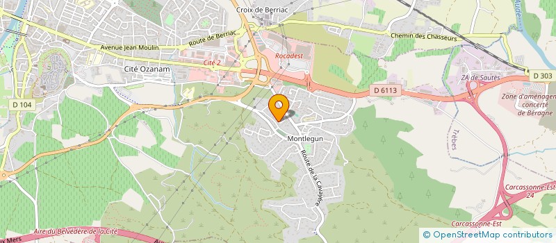 localisation de l'entreprise LE CLOS DES MYRTILLES à CARCASSONNE