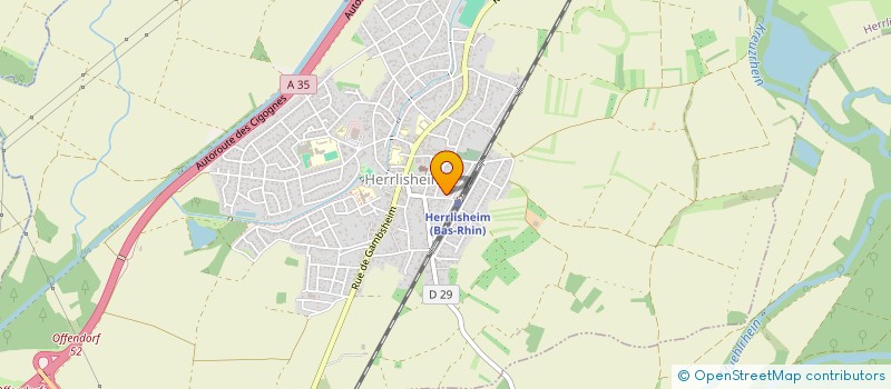 localisation de l'entreprise LE CLOS DES NEFLIERS  HERRLISHEIM