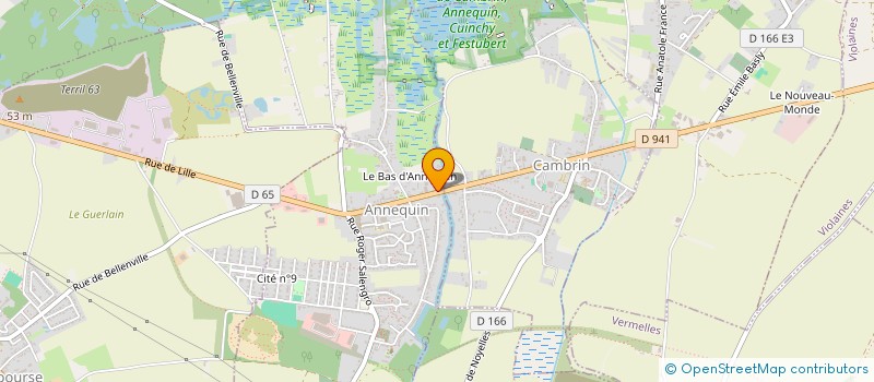 localisation de l'entreprise LE CLOS DES OISEAUX  ANNEQUIN