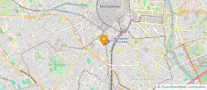 localisation de l'entreprise LE CLOS DES OLIVIERS à MONTPELLIER