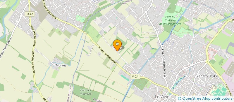 localisation de l'entreprise LE CLOS DES OLIVIERS  CUGNAUX