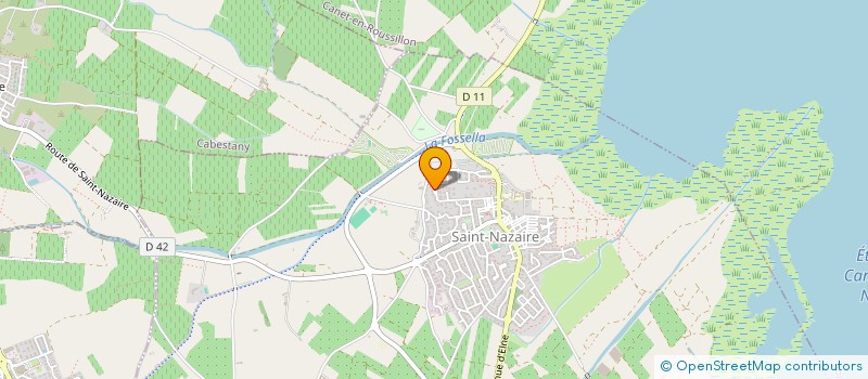 localisation de l'entreprise LE CLOS DES OLIVIERS  SAINT-NAZAIRE