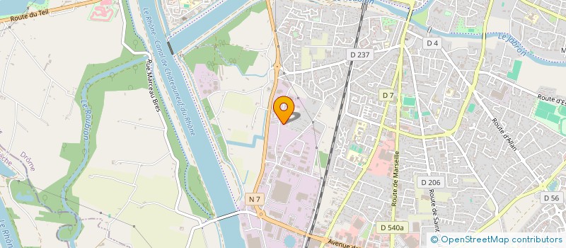 localisation de l'entreprise LE CLOS DES OLIVIERS - L.M.P.R  MONTELIMAR