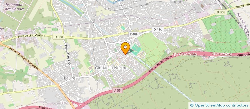 localisation de l'entreprise LE CLOS DES PENNES  GIGNAC-LA-NERTHE