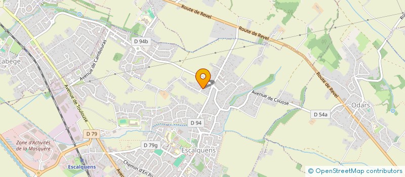 localisation de l'entreprise LE CLOS DES PINS  ESCALQUENS