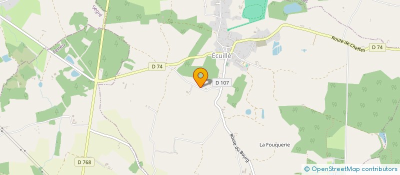 localisation de l'entreprise LE CLOS DES PLANTES  ECUILLE