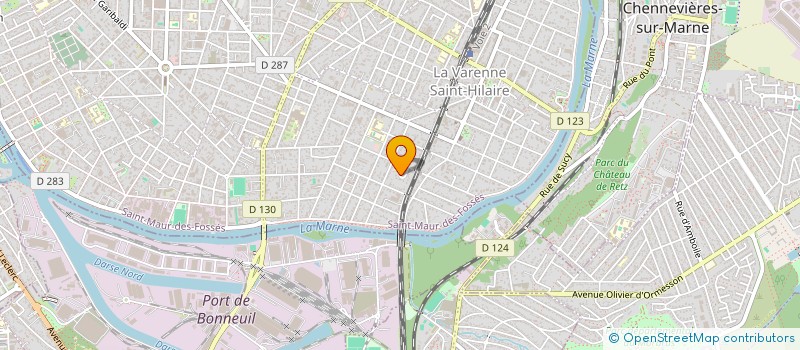 localisation de l'entreprise LE CLOS DES PLATANES à SAINT-MAUR-DES-FOSSES