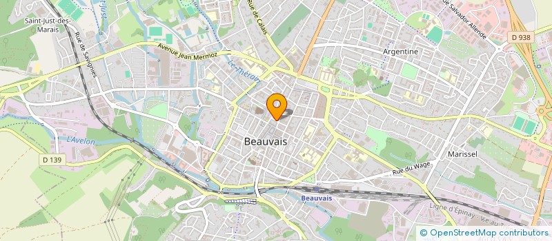localisation de l'entreprise LE CLOS DES REMPARTS à BEAUVAIS