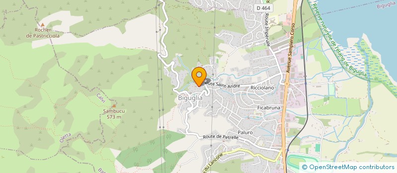 localisation de l'entreprise LE CLOS DES ROSES à BIGUGLIA