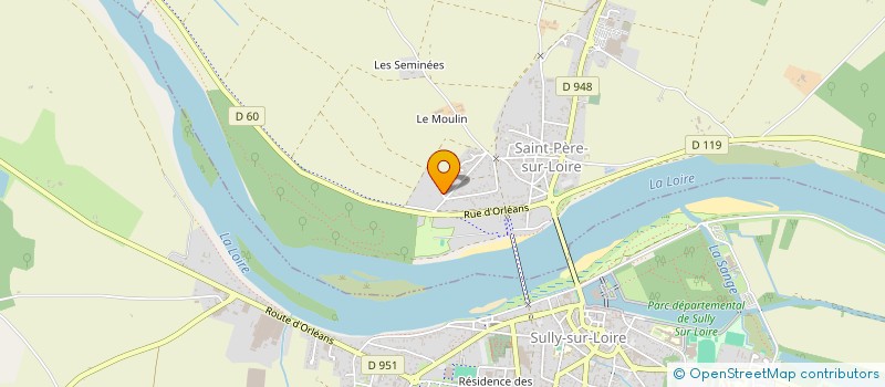 localisation de l'entreprise LE CLOS DES SABLES à SAINT-PERE-SUR-LOIRE
