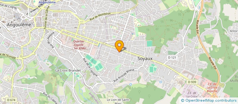 localisation de l'entreprise LE CLOS DES SALINES  SOYAUX