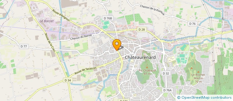localisation de l'entreprise LE CLOS DES SALONNENQUES à CHATEAURENARD