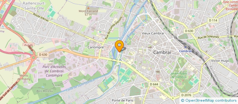 localisation de l'entreprise LE CLOS DES SANS TERRE  CAMBRAI