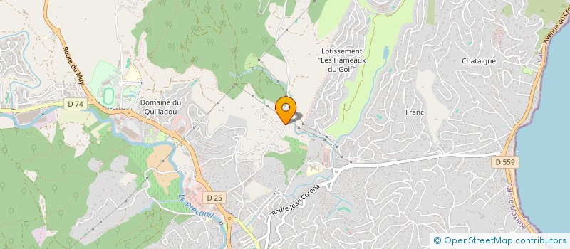 localisation de l'entreprise LE CLOS DES SAQUEDES à SAINTE-MAXIME