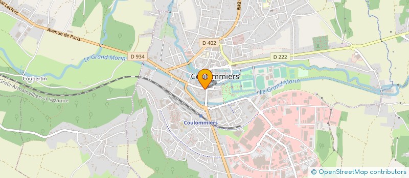 localisation de l'entreprise LE CLOS DES SAVEURS 77 à COULOMMIERS