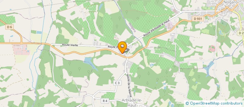 localisation de l'entreprise LE CLOS DES SAVEURS  ARBLADE-LE-HAUT